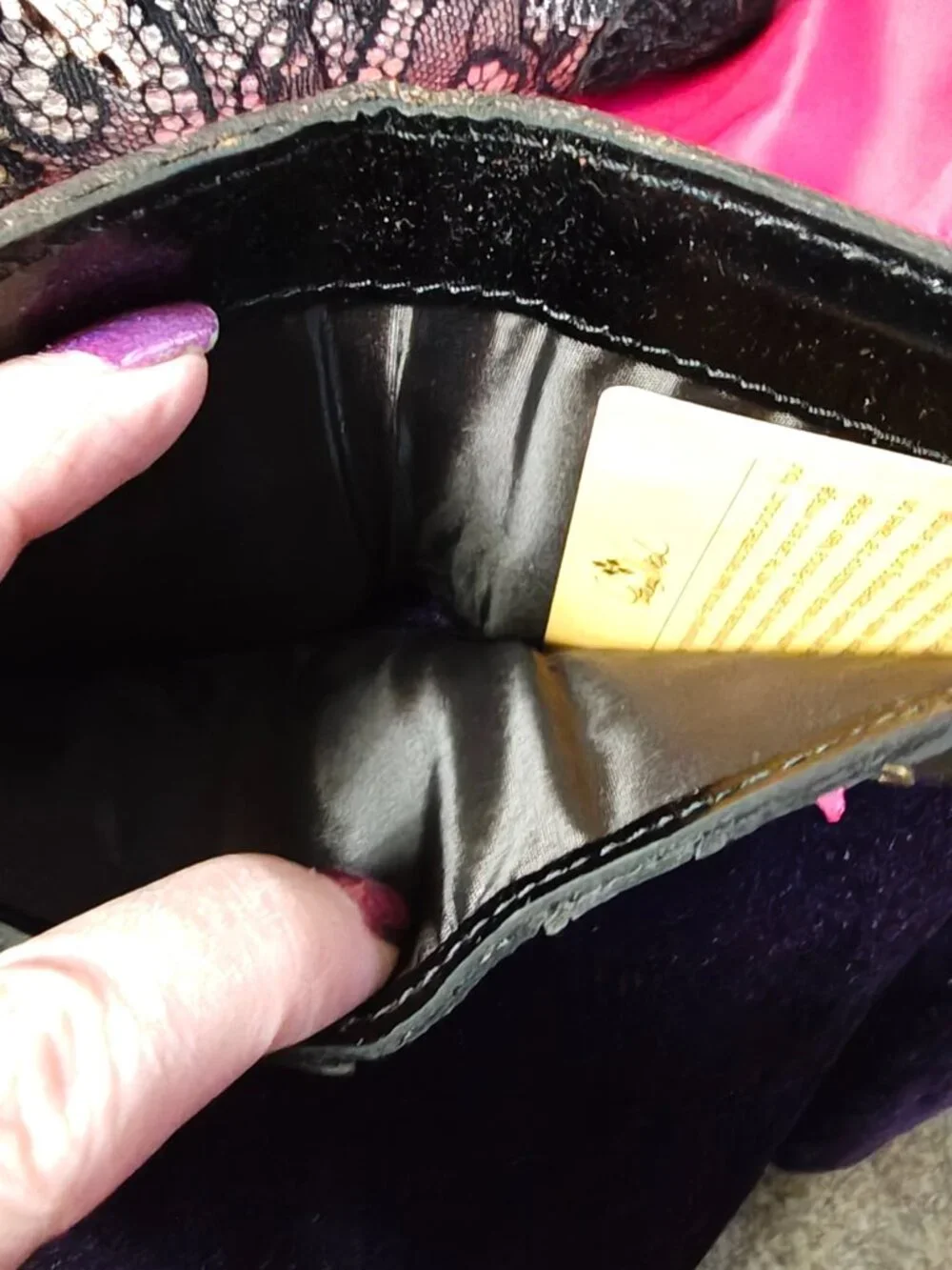 Frosting by Mary Norton Gold Leather and Lace Barrel Bag & Patricia Nash Wallet